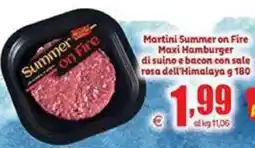Elite Martini Summer on Fire Maxi Hamburger offerta