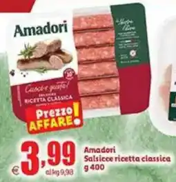 Elite Amadori Salsicce ricetta classica offerta