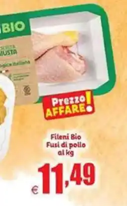 Elite Fileni Bio Fusi di pollo offerta