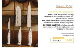 Stanhome Set 3 coltelli Brandani offerta