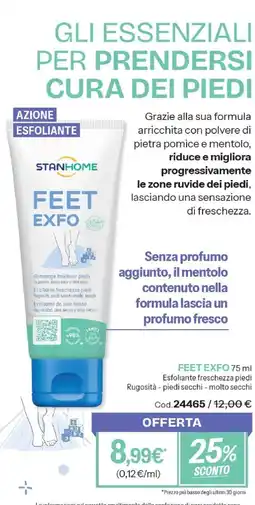 Stanhome Stanhome Feet Exfo offerta