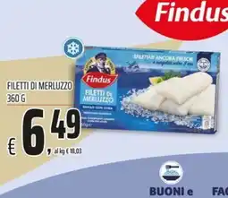 Coop Master Alleanza 3.0 Filetti di merluzzo Findus offerta