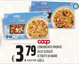 Coop Master Alleanza 3.0 Coop condimento pronto allo scoglio o frutti di mare offerta