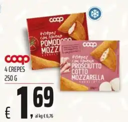 Coop Master Alleanza 3.0 Crepes con ripieno Pomodoro Mozzarella offerta