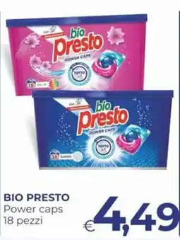 Pilato Bio Presto Power caps offerta