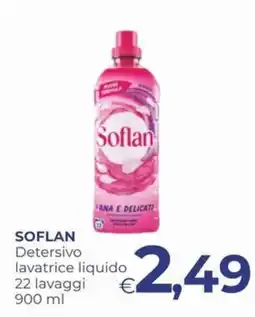 Pilato Soflan Detersivo lavatrice liquido offerta