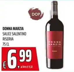 Coop Master Alleanza 3.0 Donna Marzia Salice Salentino Riserva offerta