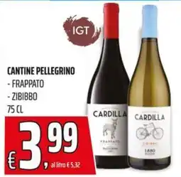 Coop Master Alleanza 3.0 Cantine Pellegrino Frappato e Zibibbo offerta