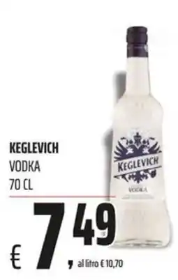 Coop Master Alleanza 3.0 Keglevich vodka offerta