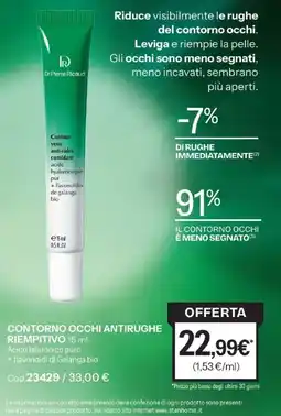 Stanhome Contour yeux anti-rides comblant Dr.Pierre Ricaud offerta