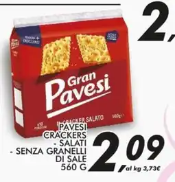 Coop Master Alleanza 3.0 Gran Pavesi Crackers Salati offerta