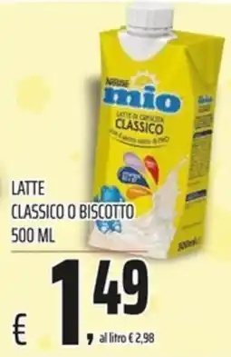 Coop Master Alleanza 3.0 Nestlé mio latte di crescita classico offerta