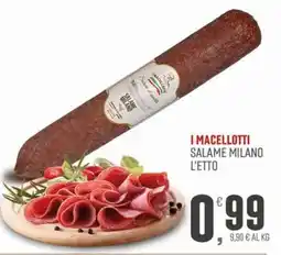 Marketpiù I Macellotti Salame Milano offerta