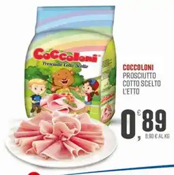 Marketpiù Coccoloni Prosciutto Cotto Scelto offerta