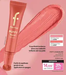 Stanhome flormar PUFFY liquid blush offerta