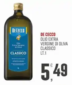 Marketpiù De Cecco olio extra vergine di oliva classico offerta