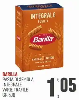 Marketpiù Barilla pasta di semola integrale varie trafile offerta