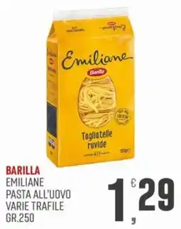 Marketpiù Barilla Emiliane pasta all'uovo offerta
