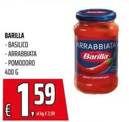 Coop Master Alleanza 3.0 Barilla arrabbiata offerta