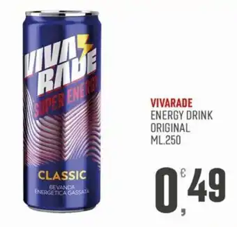 Marketpiù Vivarade energy drink original classic offerta
