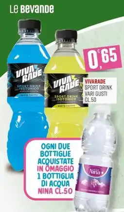 Marketpiù Vivaraide sport drink vari gusti offerta
