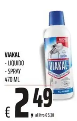 Coop Master Alleanza 3.0 Viakal liquido spray offerta