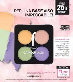 Stanhome flormar CAMOUFLAGE palette concealer offerta