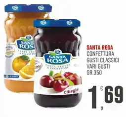 Marketpiù Santa Rosa confettura gusti classici offerta
