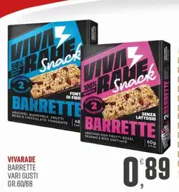 Marketpiù Vivaraide barrette vari gusti offerta