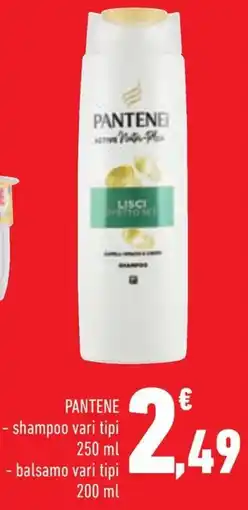 Conad Margherita Pantene shampoo vari tipi offerta
