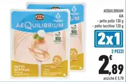Conad Margherita Aequilibrium petto di pollo offerta