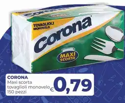 Pilato Corona tovaglioli monovelo offerta