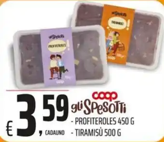 Coop Master Alleanza 3.0 gli Spesotti Profiteroles offerta
