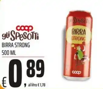 Coop Master Alleanza 3.0 Birra strong gli Spesotti offerta