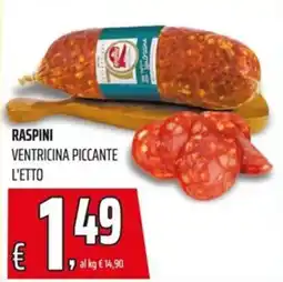 Coop Master Alleanza 3.0 Raspini Ventricina Piccante offerta