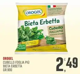 Marketpiù Orogel cubello foglia più bieta erbetta offerta
