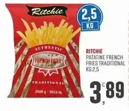Marketpiù Ritchie patatine french fries traditional offerta
