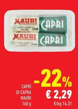 Conad Margherita Capri di capra Mauri offerta