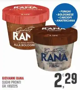 Marketpiù Giovanni Rana sughi pronti offerta