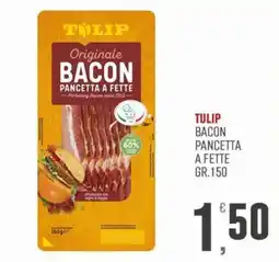 Marketpiù Tulip bacon pancetta a fette offerta