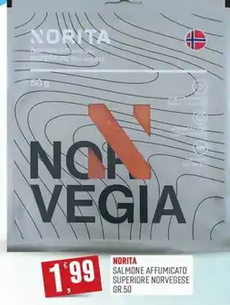 Marketpiù Norita salmone affumicato superiore norvegese offerta