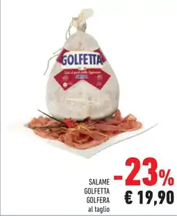 Conad Margherita Salame Golfetta Golfera offerta