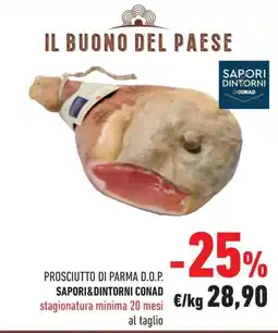 Conad Margherita Prosciutto di Parma D.O.P. Sapori&Dintorni Conad offerta