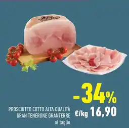 Conad Margherita Prosciutto cotto alta qualità Gran Tenerone Granterre offerta