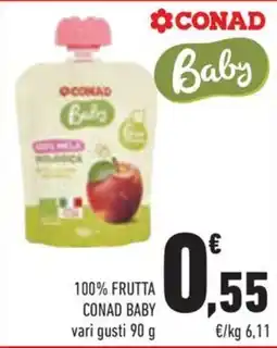 Conad Margherita Conad baby polpa di mela offerta