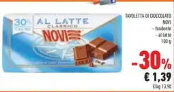 Conad Margherita Cioccolato al latte classico Novi offerta