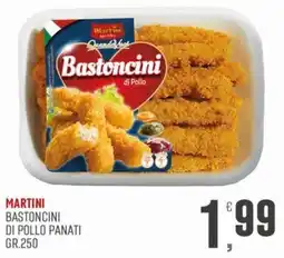Marketpiù Martini bastoncini di pollo panati offerta