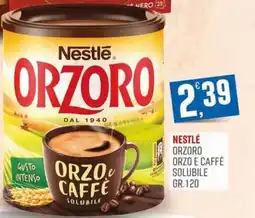 Marketpiù Nestlé Orzoro orzo e caffè solubile offerta