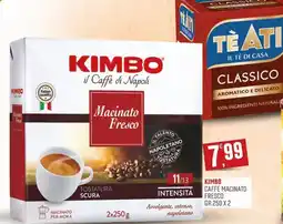 Marketpiù Kimbo Caffè Macinato Fresco offerta