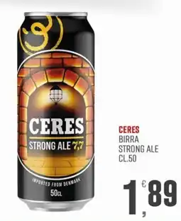 Marketpiù Ceres strong ale offerta